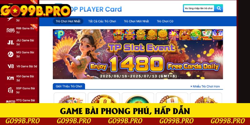Game bài phong phú, hấp dẫn Game bài phong phú, hấp dẫn